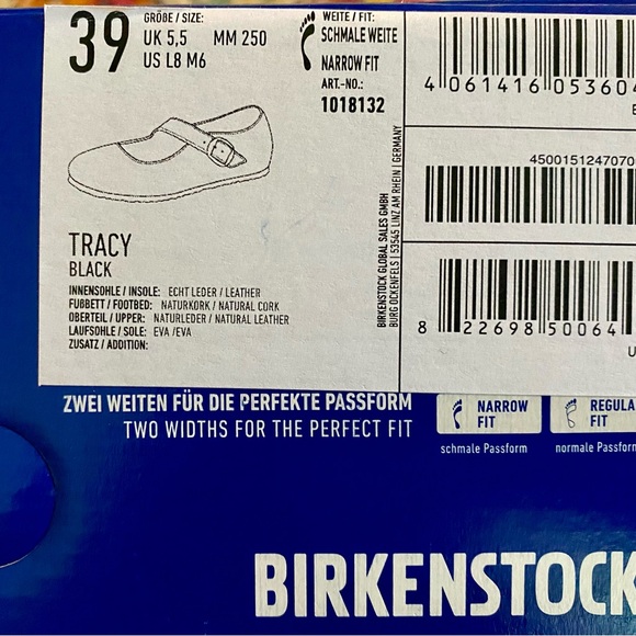 Birkenstock Tracy Maryjane Leather Black EU 39 US 8-8.5 - Picture 2 of 7